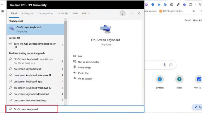  Tham Khảo Cách Mở Bàn Phím Ảo Trên Win 10 Mới Nhất 2024