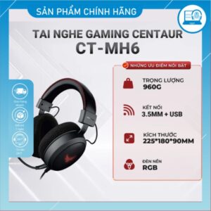 TAI NGHE CENTAUR CT-MH6 ĐEN 6