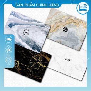 Dán Laptop mẫu Marble cho Dell, Hp, Asus, Acer, MSI, Surface