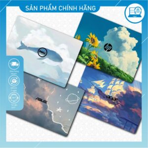 Mẫu Dán laptop cho các loại máy Macbook, Dell, HP, Asus